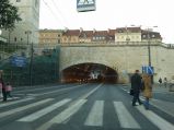 foto Wjazd do tunelu pod Starówką, Aleja Solidarności