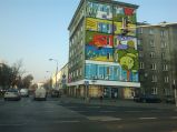 foto Murale na bloku na skrzyżowaniu ulic Leszno ..., Leszno
