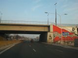 foto Grafika na moście Śląsko-Dąbrowskim, Wybrzeże Kościuszkowskie